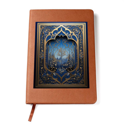 Ornate Gold Cover 022 - Vegan Leather Journal