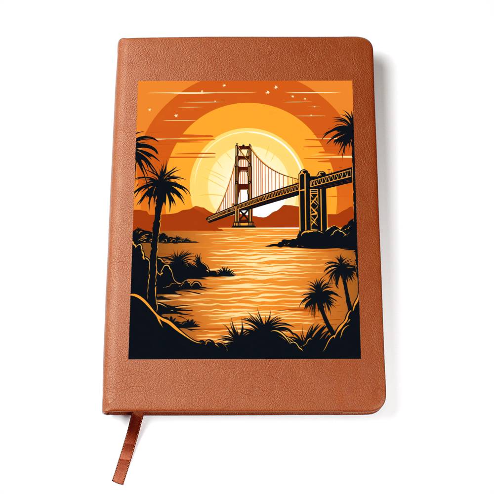 Minimalist BOHO Art 137 - Vegan Leather Journal