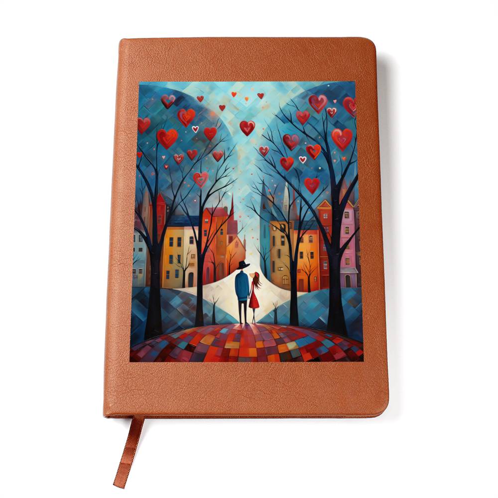 Valentine's Day Art 251 - Vegan Leather Journal