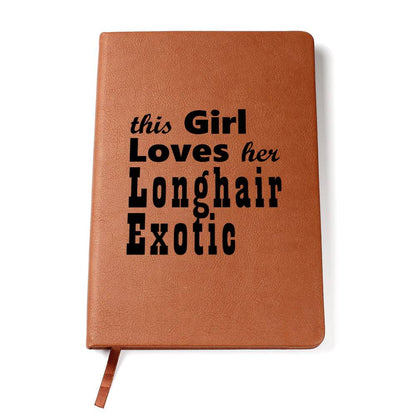 Longhair Exotic - Vegan Leather Journal