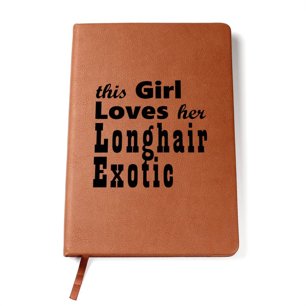 Longhair Exotic - Vegan Leather Journal