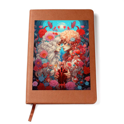 Valentine's Day Art 162 - Vegan Leather Journal