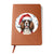 Christmas Dog - English Springer Spaniel - Vegan Leather Journal