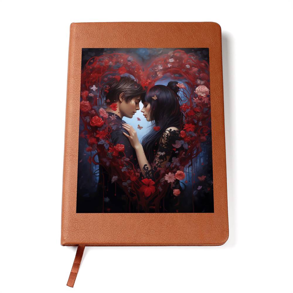 Valentine's Day Art 333 - Vegan Leather Journal