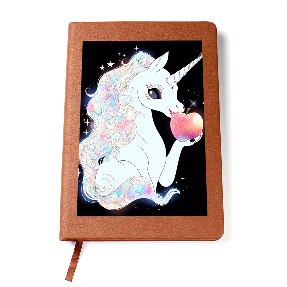 Cute Unicorn 011 - Vegan Leather Journal