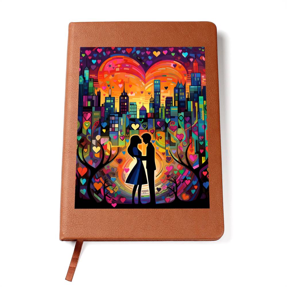 Valentine's Day Art 004 - Vegan Leather Journal