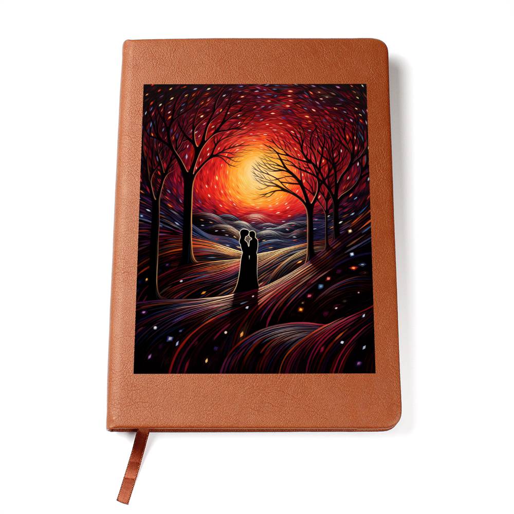 Valentine's Day Art 314 - Vegan Leather Journal