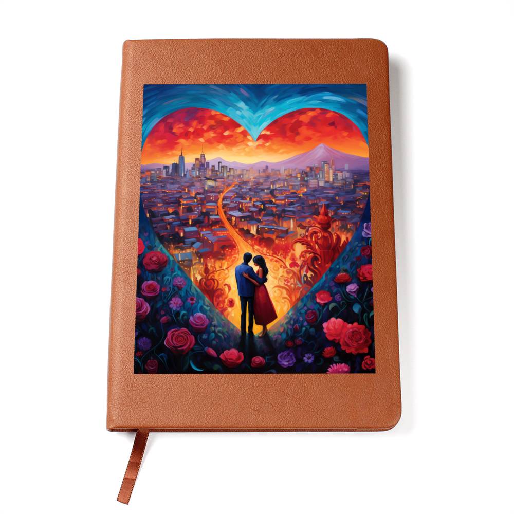 Valentine's Day Art 086 - Vegan Leather Journal