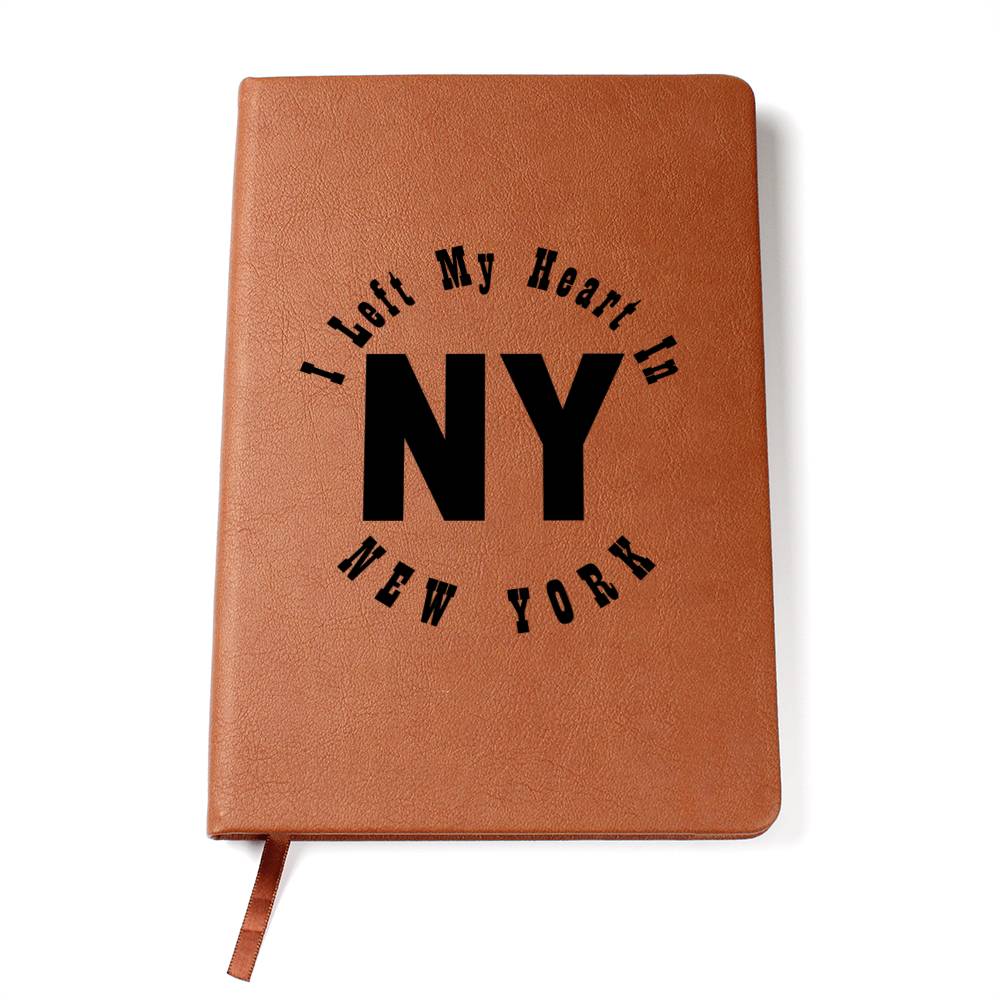 Heart In New York v01 - Vegan Leather Journal