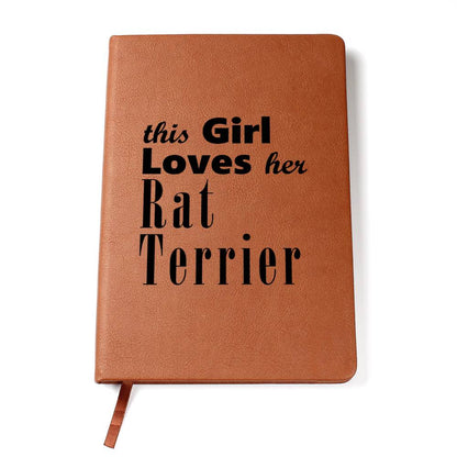 Rat Terrier - Vegan Leather Journal