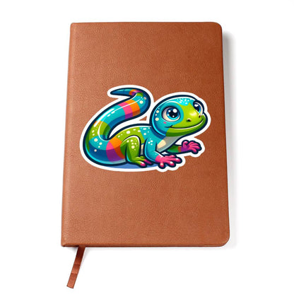 Cute Lizard sticker 87 - Vegan Leather Journal