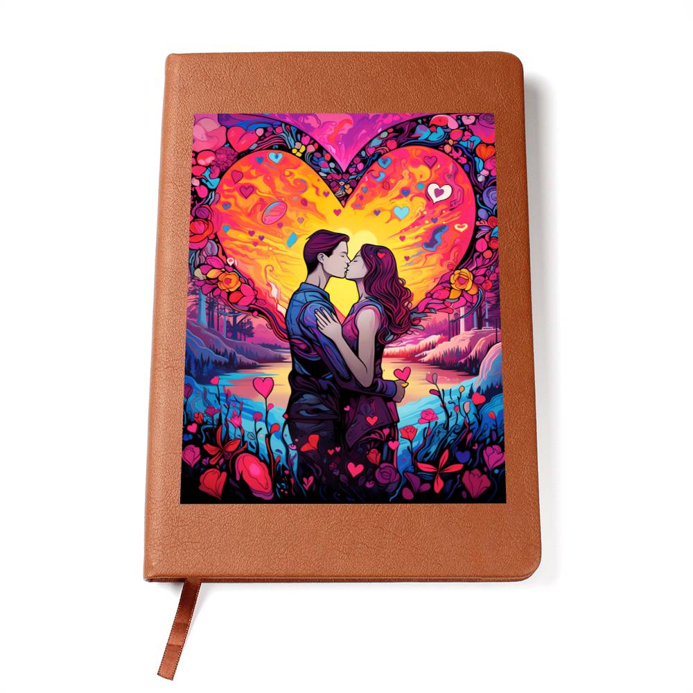 Valentine's Day Art 105 - Vegan Leather Journal