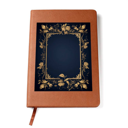 Ornate Gold Cover 010 - Vegan Leather Journal