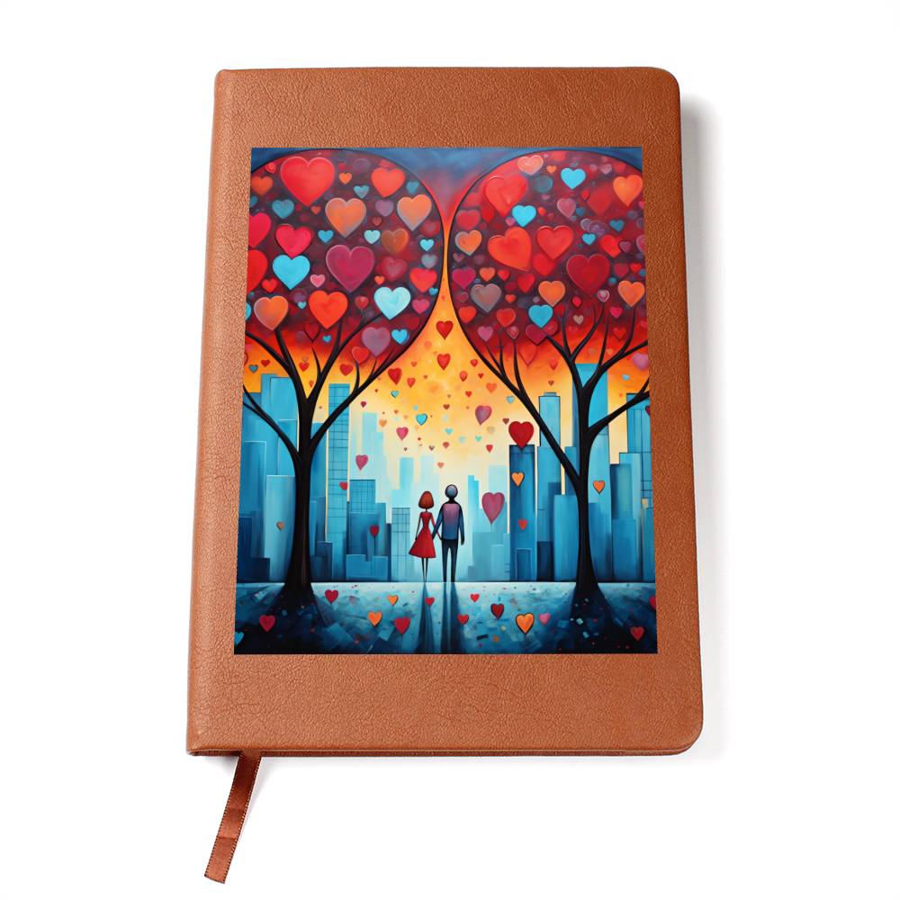 Valentine's Day Art 250 - Vegan Leather Journal