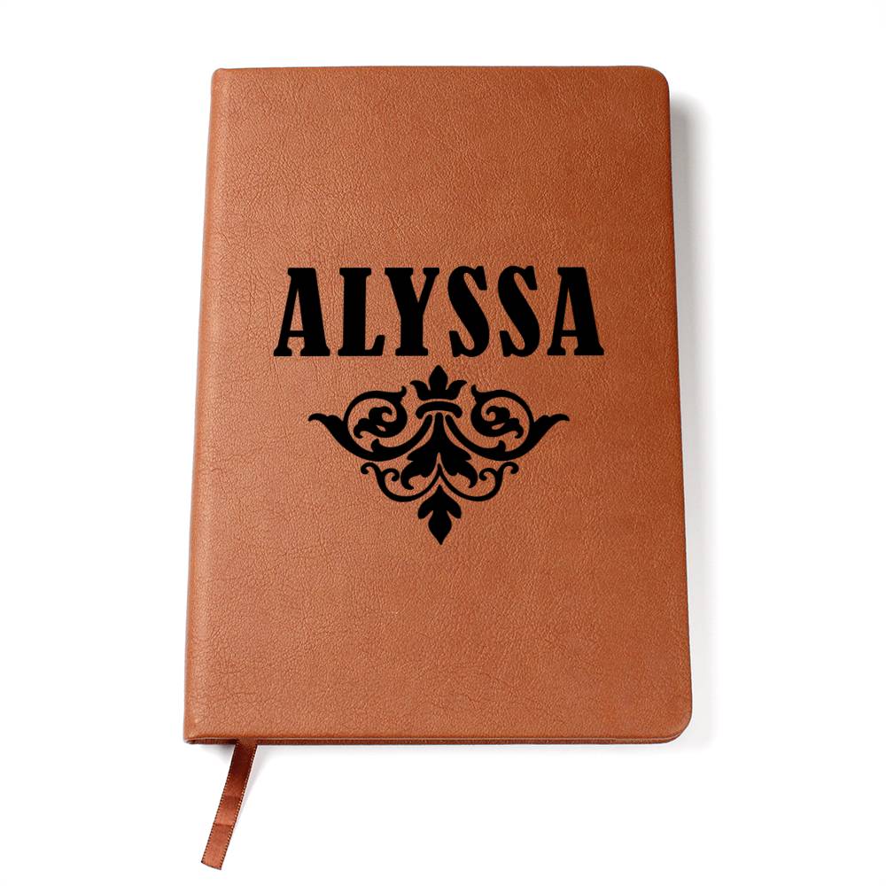 Alyssa  v01 - Vegan Leather Journal