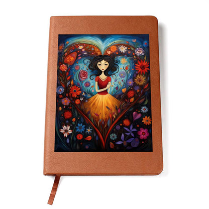 Valentine's Day Art 336 - Vegan Leather Journal
