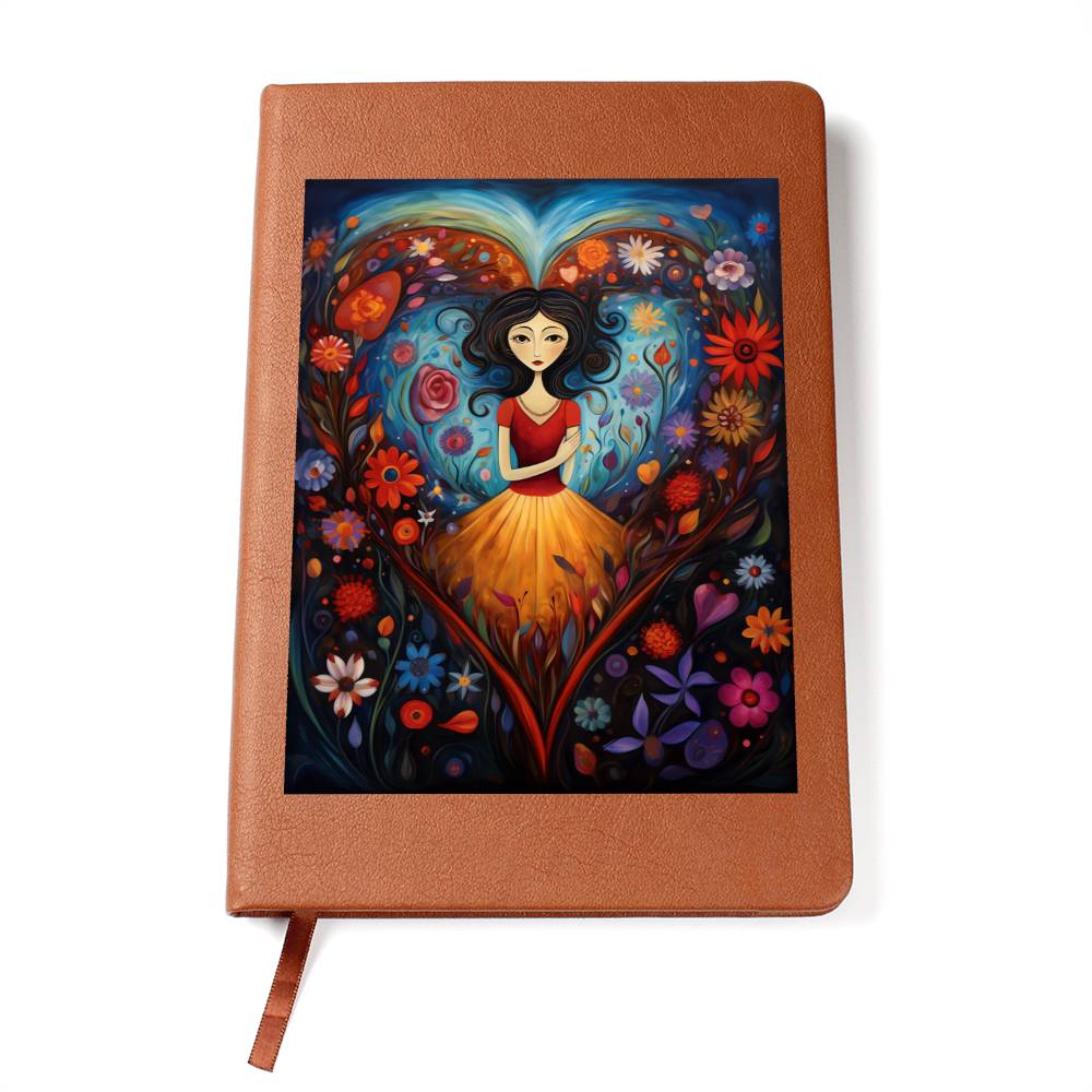 Valentine's Day Art 336 - Vegan Leather Journal