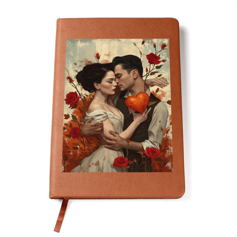 Valentine's Day Art 020 - Vegan Leather Journal
