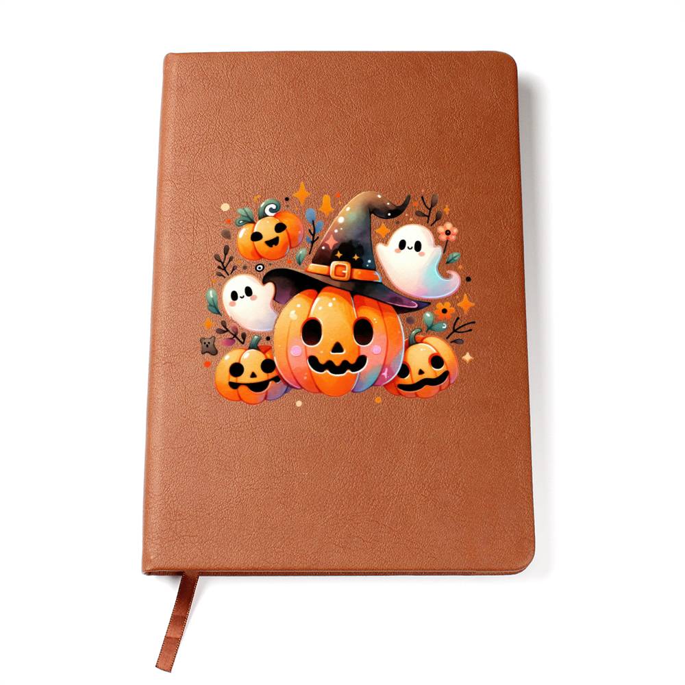 Cute Halloween Sticker 023 - Vegan Leather Journal