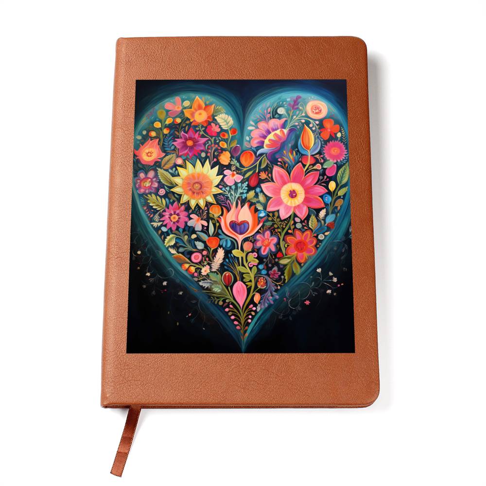 Valentine's Day Art 389 - Vegan Leather Journal