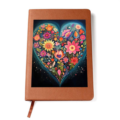 Valentine's Day Art 389 - Vegan Leather Journal