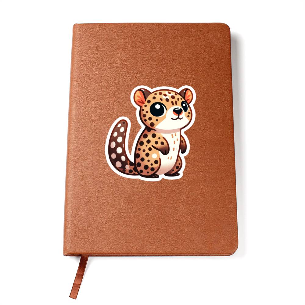 Cute Quoll sticker 138 - Vegan Leather Journal