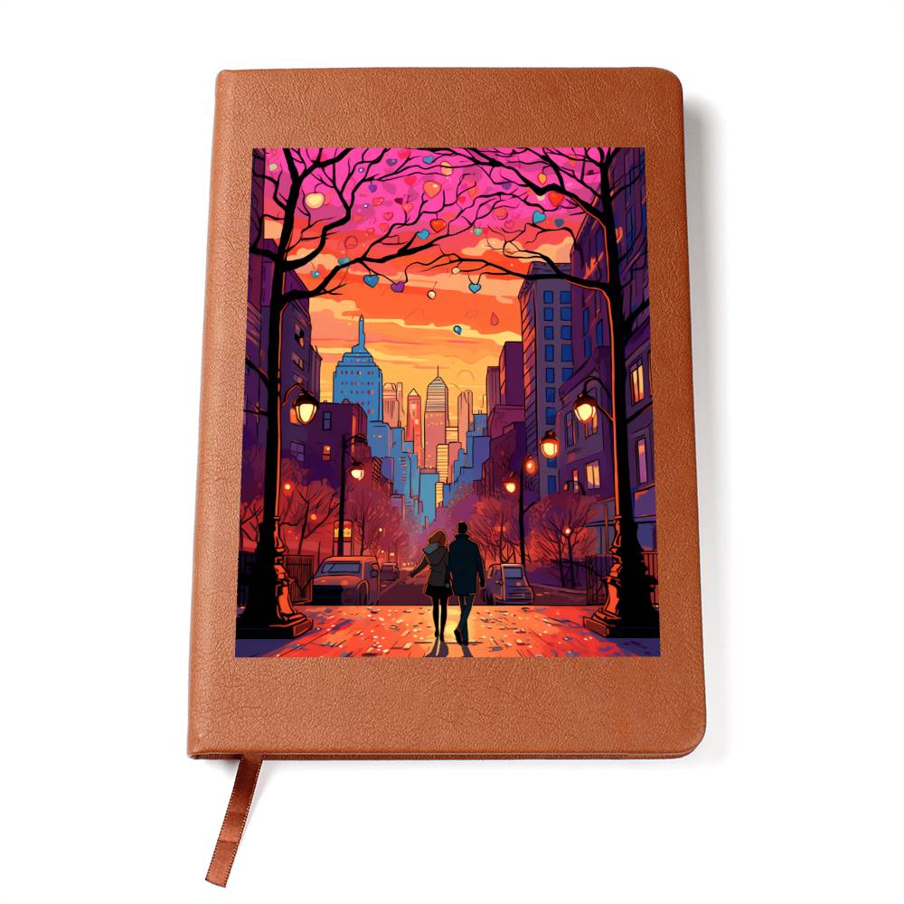 Valentine's Day Art 218 - Vegan Leather Journal
