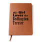 Bedlington Terrier - Vegan Leather Journal