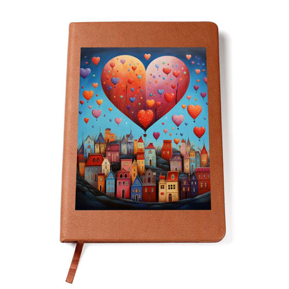 Valentine's Day Art 211 - Vegan Leather Journal