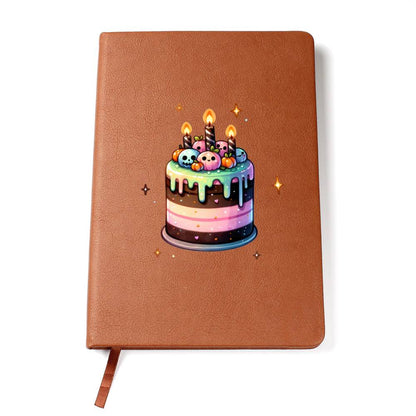 Cute Halloween Sticker 110 - Vegan Leather Journal