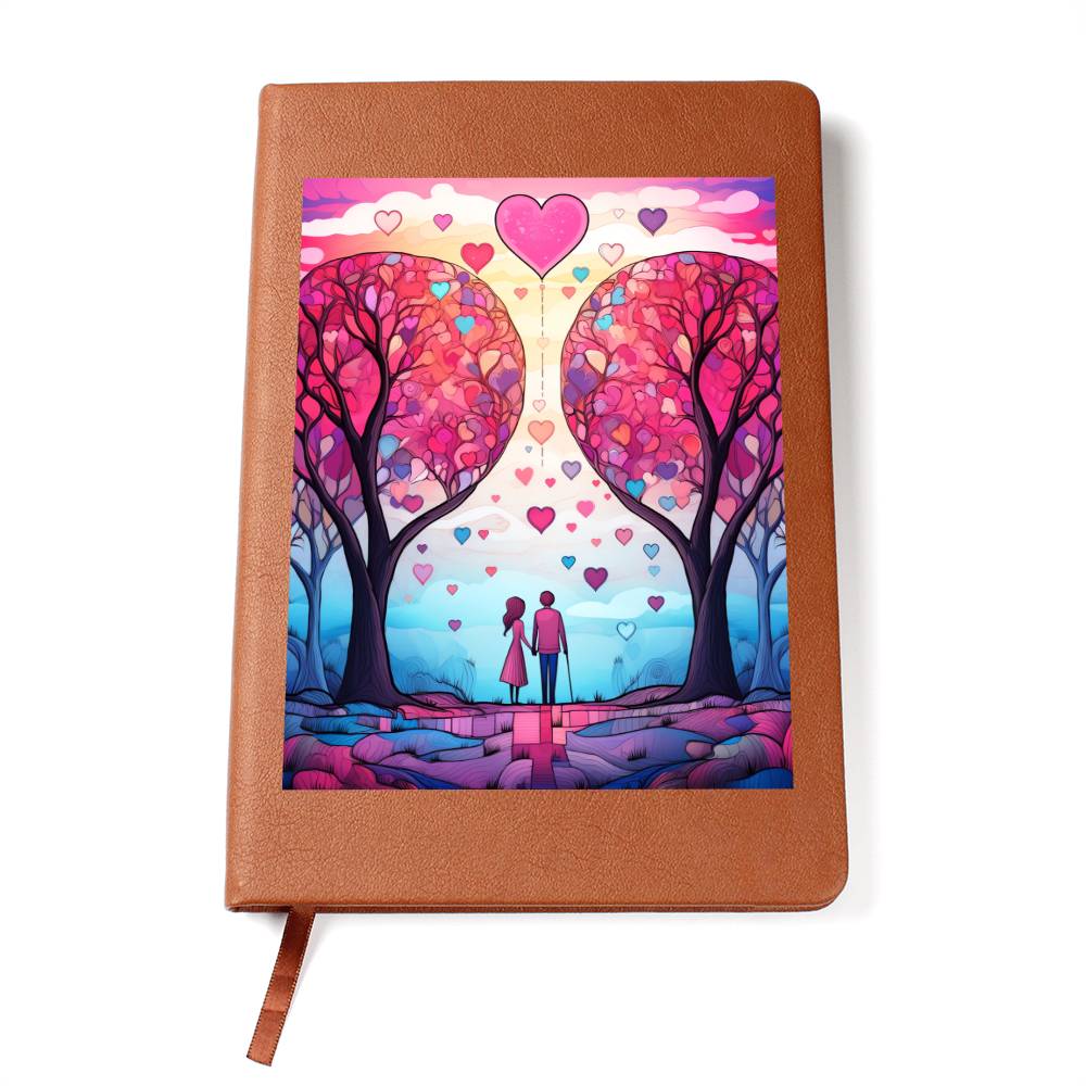 Valentine's Day Art 440 - Vegan Leather Journal