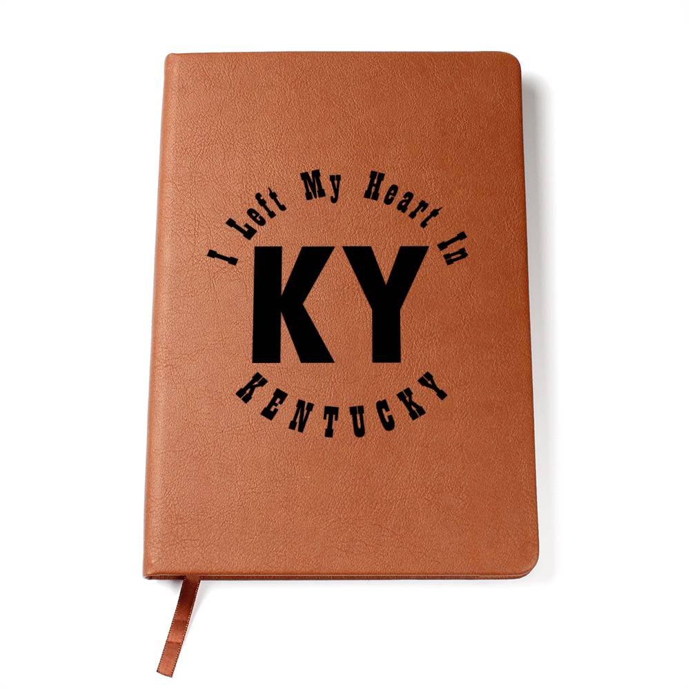 Heart In Kentucky v01 - Vegan Leather Journal