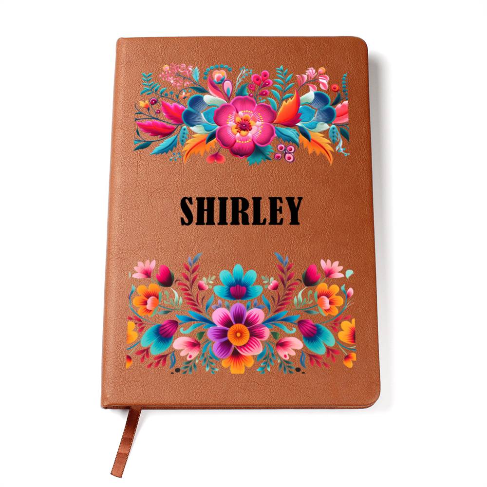 Shirley (Mexican Flowers 2) - Vegan Leather Journal