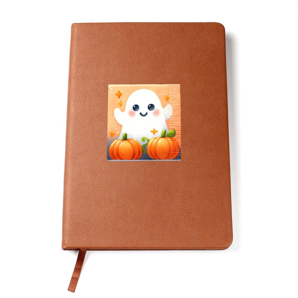 Cute Halloween Sticker 116 - Vegan Leather Journal