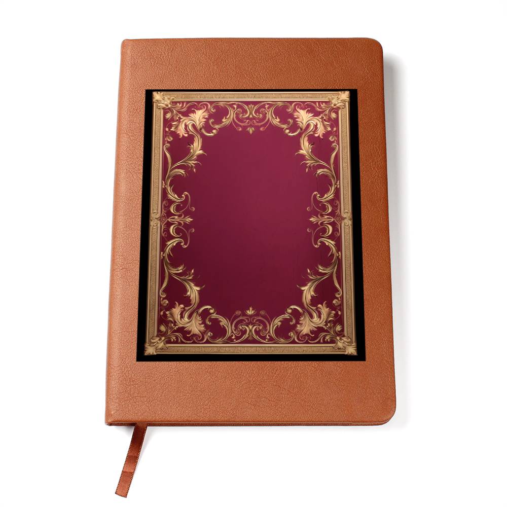 Ornate Gold Cover 085 - Vegan Leather Journal