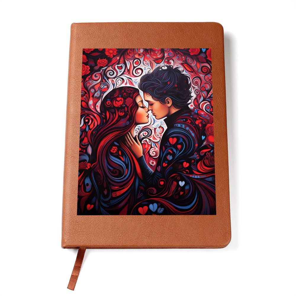 Valentine's Day Art 199 - Vegan Leather Journal