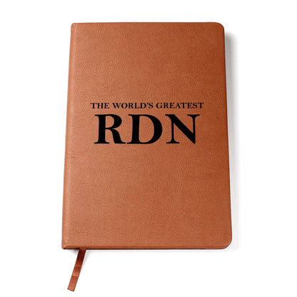 World's Greatest RDN - Vegan Leather Journal