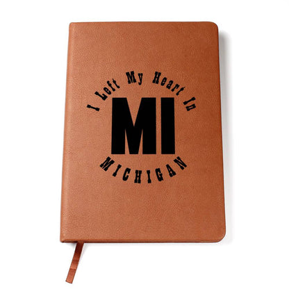 Heart In Michigan v01 - Vegan Leather Journal