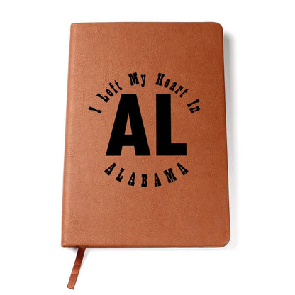 Heart In Alabama v01 - Vegan Leather Journal