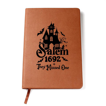 Vintage Halloween Signs 25 - Vegan Leather Journal