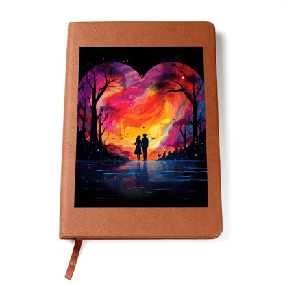Valentine's Day Art 352 - Vegan Leather Journal