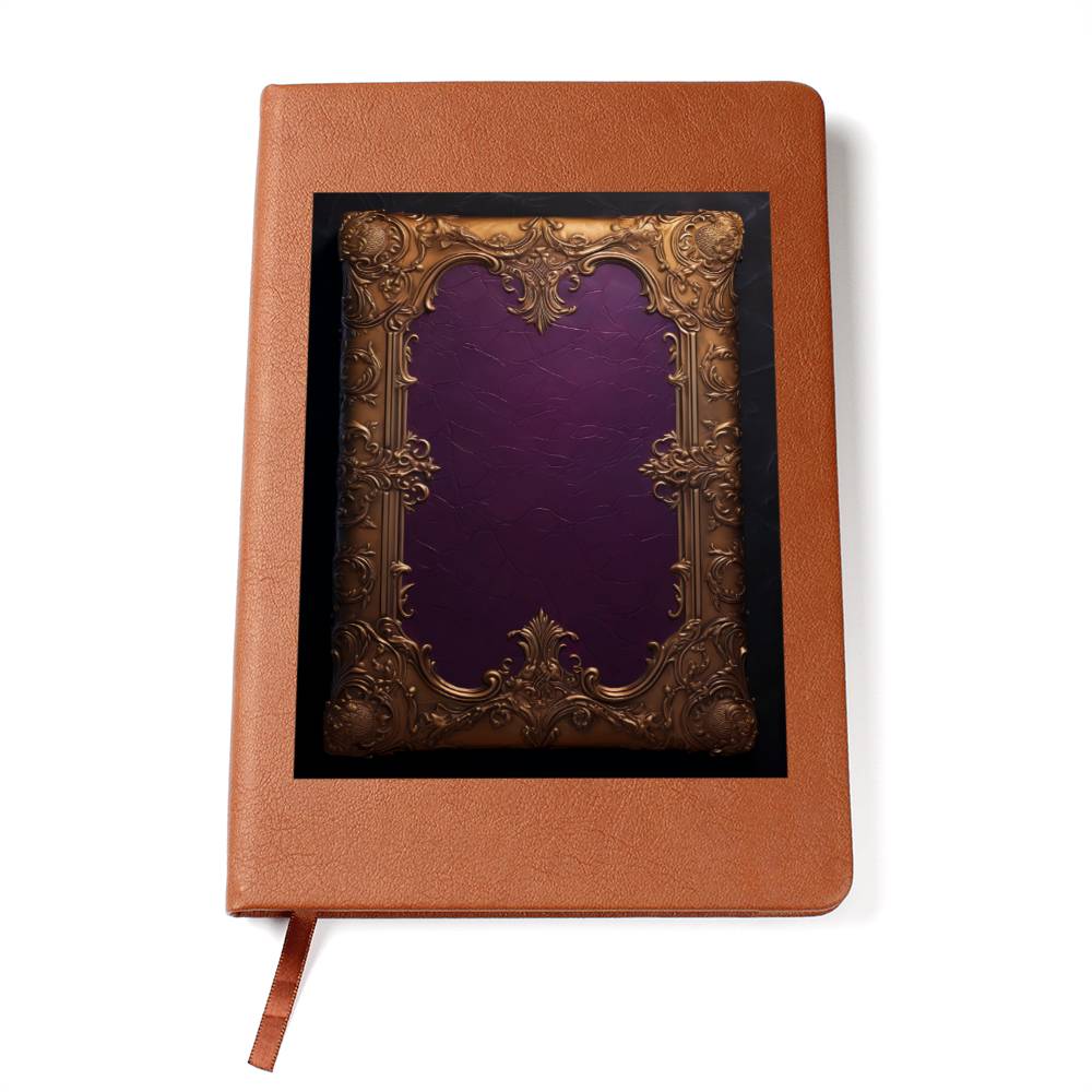 Ornate Gold Cover 058 - Vegan Leather Journal