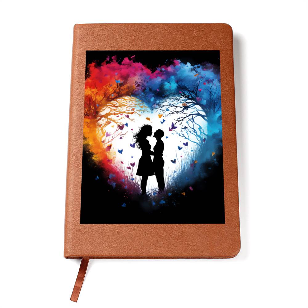 Valentine's Day Art 209 - Vegan Leather Journal