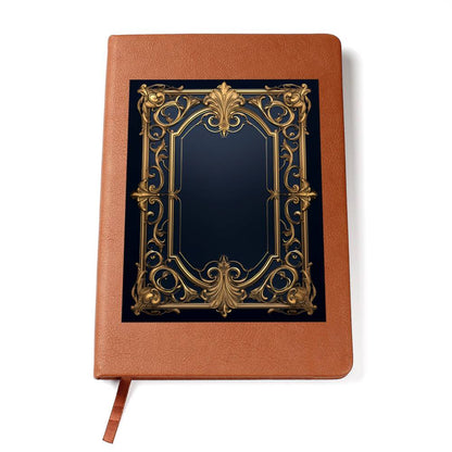 Ornate Gold Cover 013 - Vegan Leather Journal