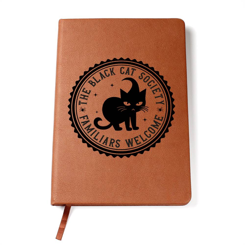 Vintage Halloween Signs 14 - Vegan Leather Journal
