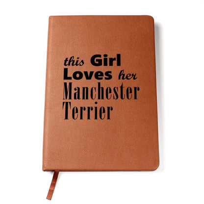 Manchester Terrier - Vegan Leather Journal