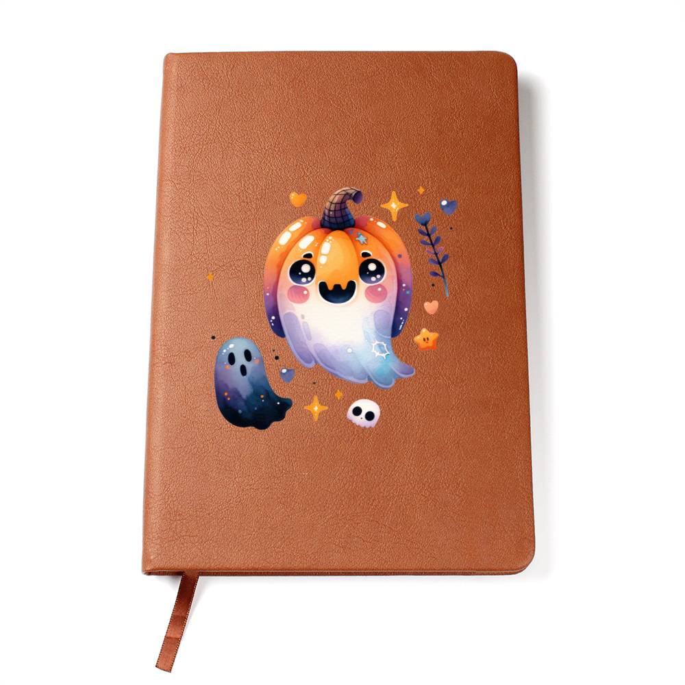 Cute Halloween Sticker 024 - Vegan Leather Journal
