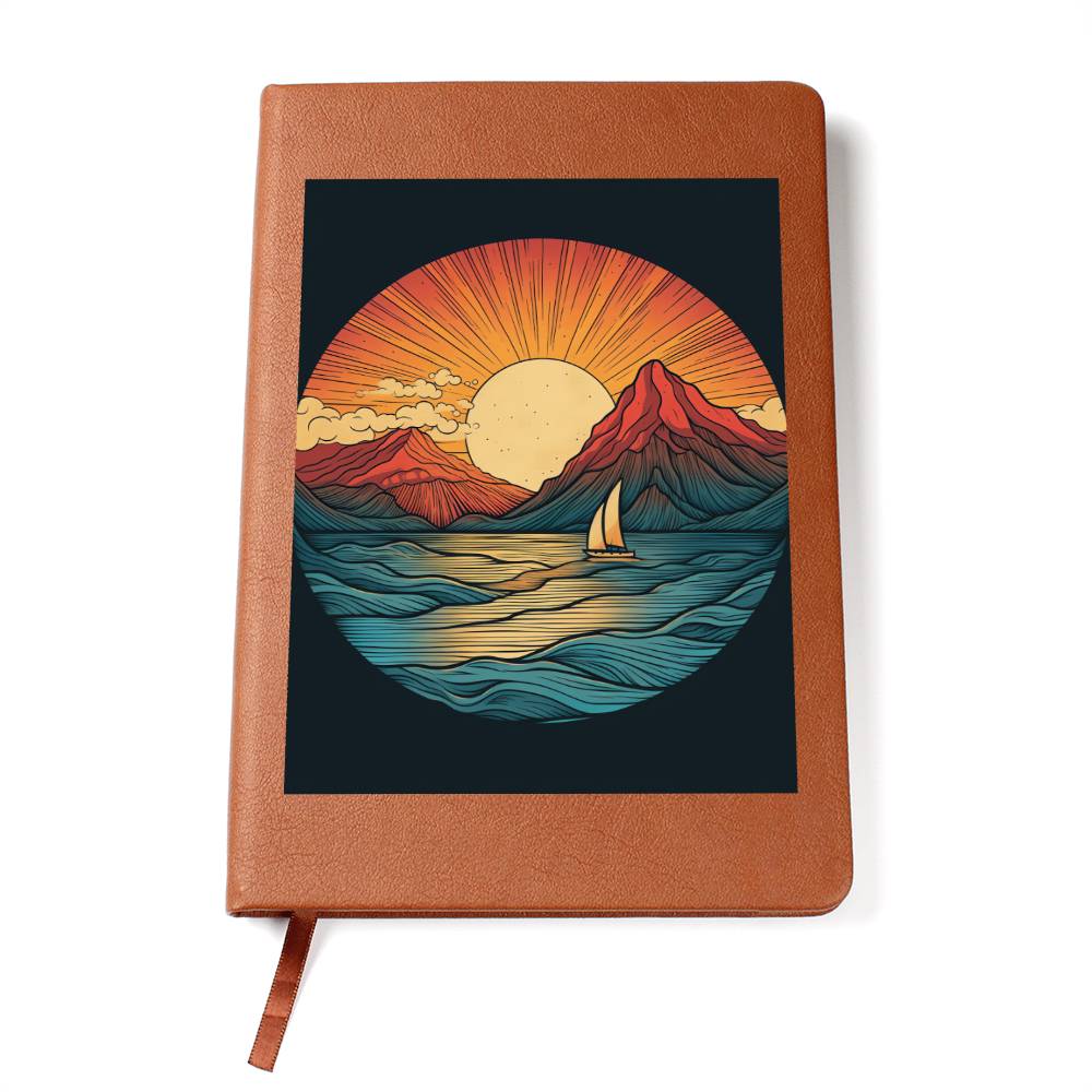 Minimalist BOHO Art 085 - Vegan Leather Journal