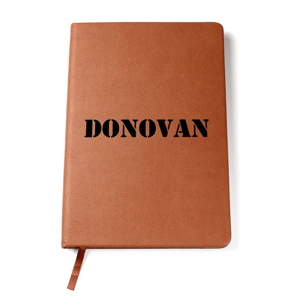Donovan - Vegan Leather Journal