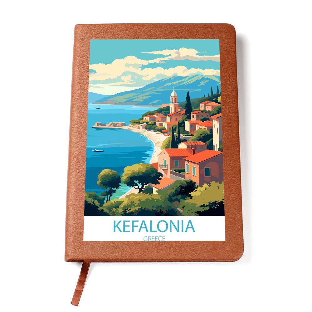 Famous Travel Destinations - Kefalonia, Greece - Vegan Leather Journal